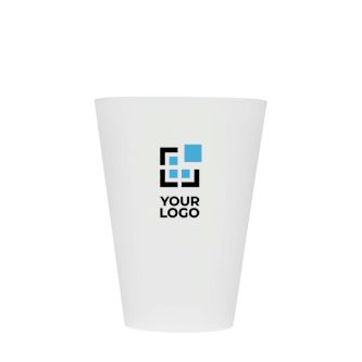 Verre translucide en plastique réutilisable avec finition mate 300 ml