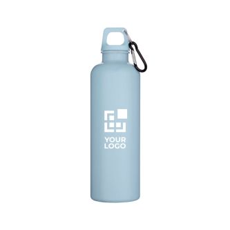 Gourde légère en plastique recyclé avec mousqueton 750 ml