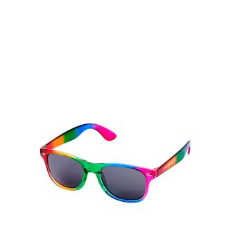 Lunettes de soleil rétro aux couleurs arc-en-ciel UV400