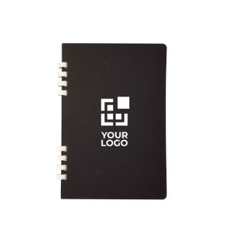 Cahier A5 à couverture rigide en papier recyclé, pages lignées