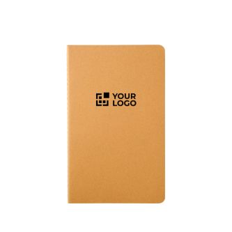 Cahier Moleskine cartonné et pochette intérieure, pages lignées