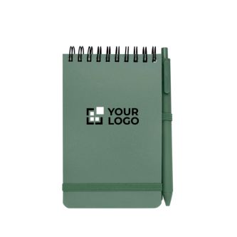 Carnet à couverture en plastique recyclé A6 pages lignées