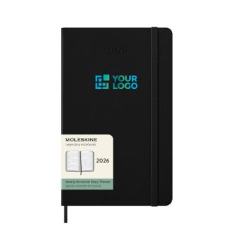 Agenda hebdomadaire horizontal avec poche intérieure Moleskine