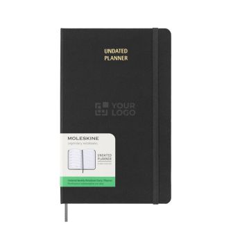 Agenda hebdomadaire sans date Moleskine, à commencer quand vous voulez