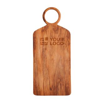 Planche à découper faite à la main avec la racine d’un arbre de teck