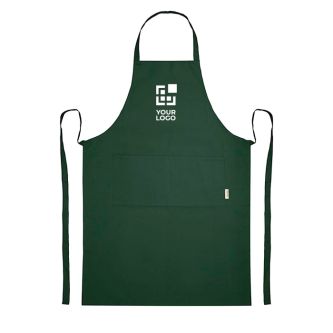 Tablier en coton 200 g/m² avec deux poches pratiques
