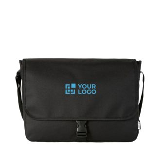 Sac à bandoulière personnalisé écologique vue avec zone d'impression