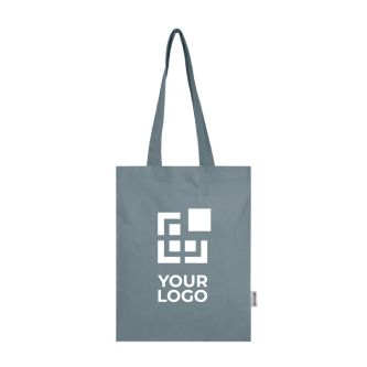 Tote bag en coton recyclé et RPET 7 L 140 g/m²