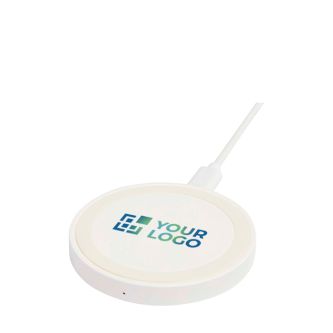 Base de charge sans fil avec câble 2 en 1 en plastique recyclé 15W