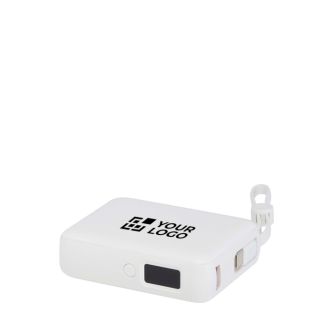 Batterie externe en plastique recyclé avec charge rapide 10 000 mAh