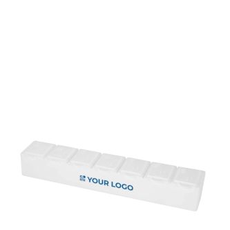 Pilulier multivitaminé avec sept compartiments étiquetés