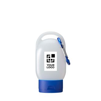 Gel pour les mains de poche avec mousqueton et parfum d'agrumes 30 ml