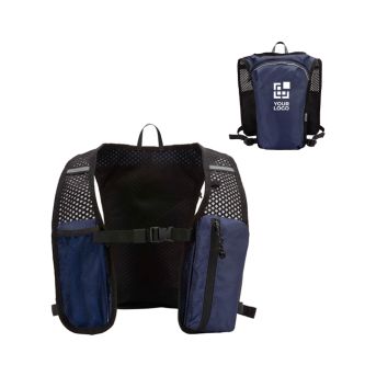 Gilet d’hydratation pour running, imperméable et réfléchissant