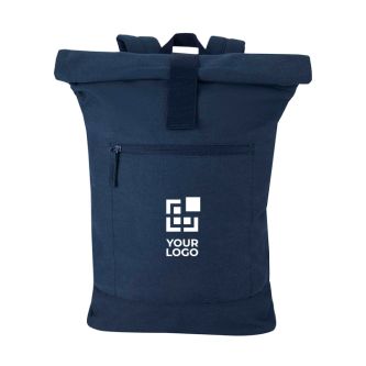 Sac à dos enroulable déperlant avec housse pour PC portable 14" 16 L