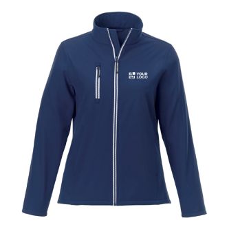 Veste personnalisée soft Shell femme 250 g/m2 couleur bleu