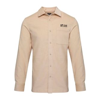 Chemise unisexe en velours à la coupe droite 252 g/m² Elevate