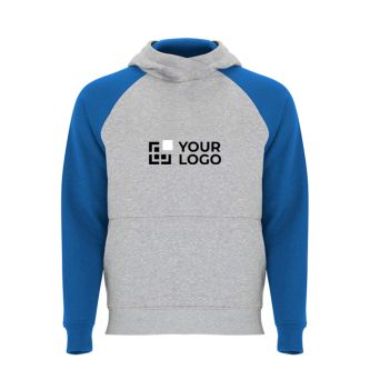 Sweat bicolore à capuche pour enfant 280 g/m² Roly Badet 