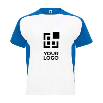 T-shirt de sport pour enfant bicolore 140 g/m² Roly Bugatti 