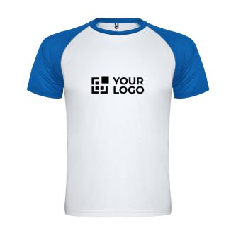 T-shirt de sport pour enfant bicolore 140 g/m² Roly Indianapolis 