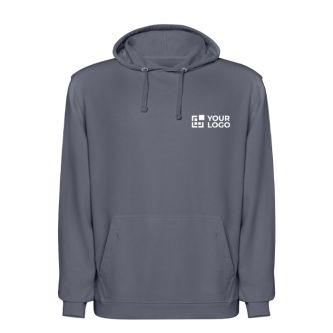 Sweat à capuche unisexe avec finition lavée 250 g/m² Roly Kenia 