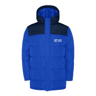 Veste unisexe bicolore style doudoune polyester et capuche Roly 