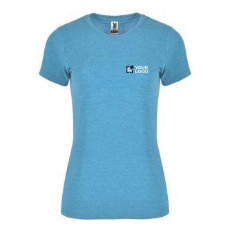 T-shirt chiné en coton et polyester pour femme 150 g/m² Roly 