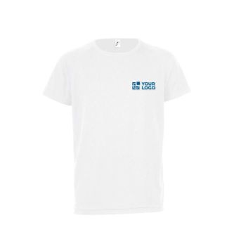 T-shirt de sport pour enfants en polyester 140 g/m² SOL'S Sporty avec zone d'impression