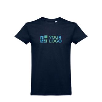 T-shirt promotionnel pour enfants en coton 190 g/m² THC Ankara Kids WH avec zone d'impression