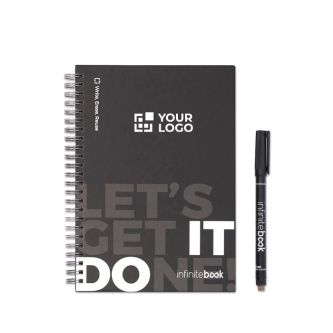 Kit Infinitebook fabriqué en Europe A5 à encre noire
