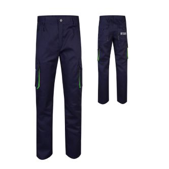 Pantalon de travail en sergé avec plusieurs poches 200 g/m² 