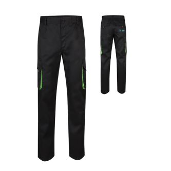 Pantalon de travail en sergé en polyester et coton 200 g/m² 