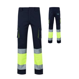 Pantalon de travail grande taille multipoches 240 g/m² 