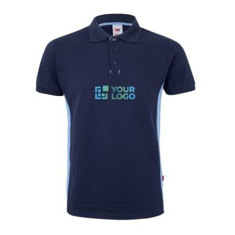 Polo de travail en coton et polyester manches courtes 180 g/m² 