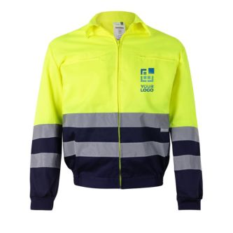 Veste de travail en sergé polyester et coton 210 g/m² 