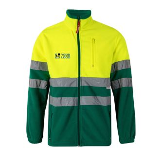 Veste polaire de travail unisexe avec réfléchissants 280 g/m² 