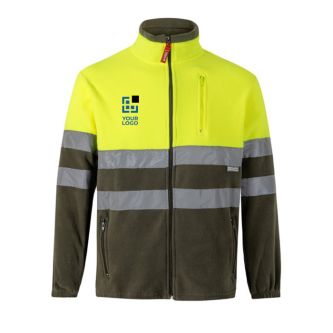 Veste softshell réfléchissante polyester et élasthanne 280 g/m²