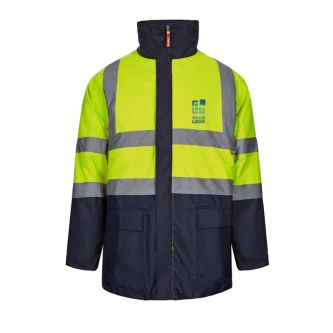 Parka 4 en 1 grande taille avec revêtement en polyester 180 g/m² 