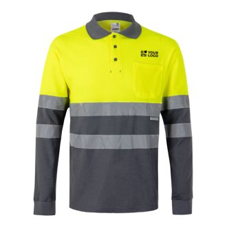 Polo piqué extra large en coton et polyester 150 g/m² 