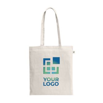 Sac multi-usage en coton recyclé avec longues anses 180 g/m²