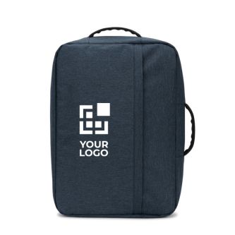 Sac à dos compact en polyester recyclé avec poignée trolley 15,6"