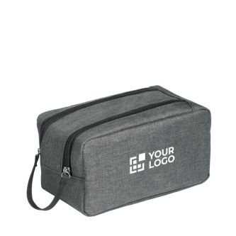 Moderne trousse de toilette pour homme avec zone d'impression