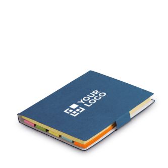 Carnet avec post-it publicitaire avec zone d'impression