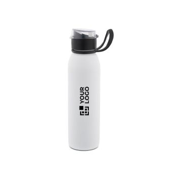 Gourde de sport en acier inoxydable recyclé à paroi simple 670 ml