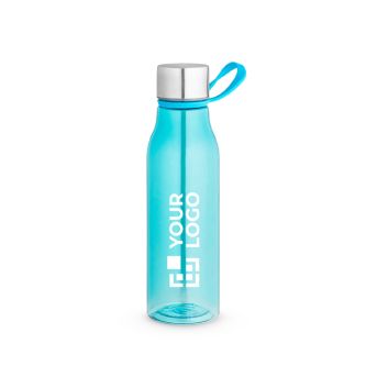 Gourde écologique translucide brillante avec bouchon hermétique 590 ml