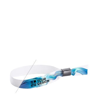 Bracelet cordon en polyester pour sublimation, fermoir de sécurité