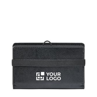 Porte-cartes à fermeture élastique avec protection RFID pour 5 cartes