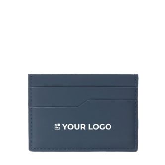 Porte-cartes avec blocage RFID et finition en similicuir pour 5 cartes