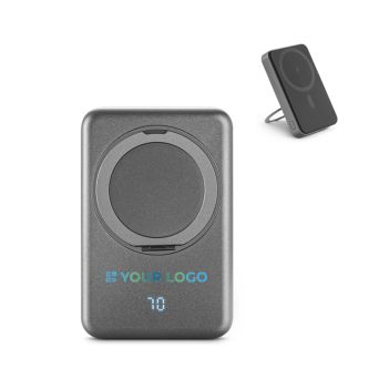 Batterie externe écologique magnétique avec support anneau 10000 mAh