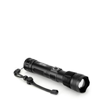 Lampe torche rechargeable en aluminium recyclé LED 10 W de 500 lumens