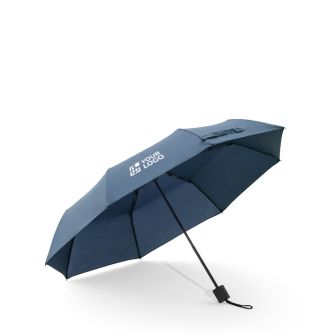 Parapluie pliable 3 sections en rPET avec tiges en fibre de verre Ø98